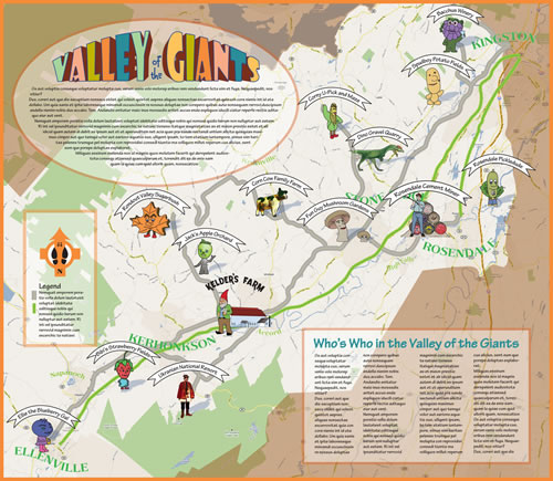 Valley of the Giants Map